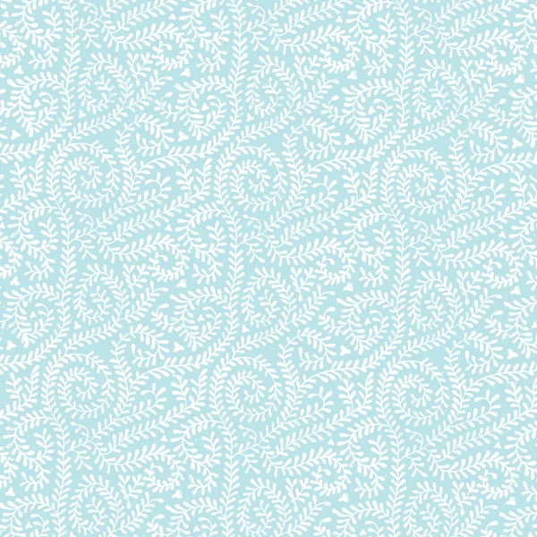 White on Pastel Blue Vine Pattern Stock Image