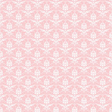 kesintisiz beyaz & pembe Şam