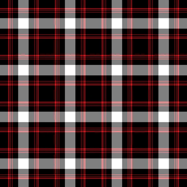 kırmızı, beyaz & siyah Dikişsiz kareli