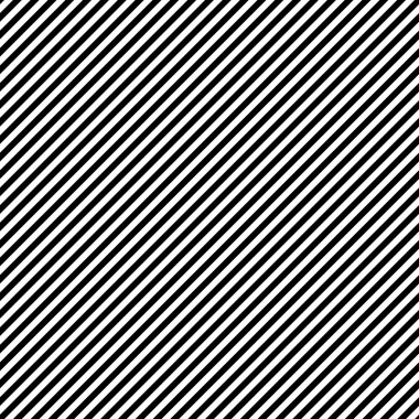 Dikişsiz siyah & beyaz diyagonal çizgili