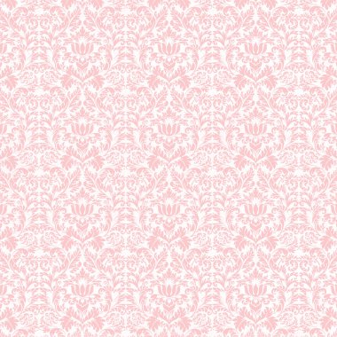 Dikişsiz pastel pembe & beyaz Şam