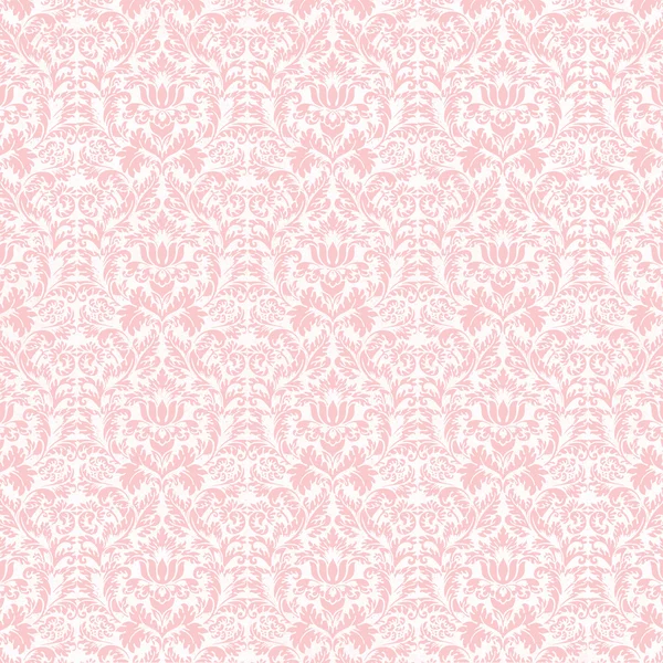 Seamless Pastel Pink & White Damask Royalty Free Stock Images