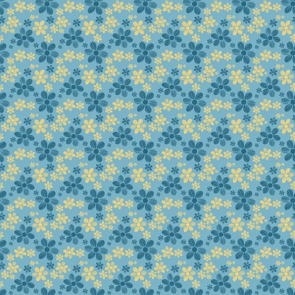 Seamless Flower Pattern Stock Picture