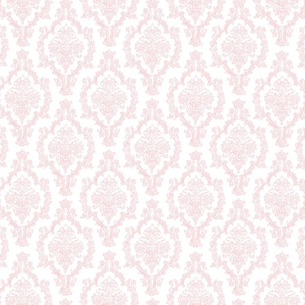 Pastel sem costura rosa & Damasco branco Imagens De Bancos De Imagens Sem Royalties