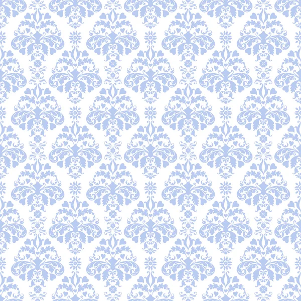 Blue & White Damask — Stock Photo, Image