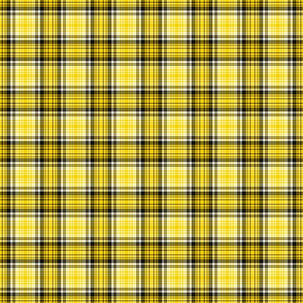 Plaid negro, amarillo y blanco —  Fotos de Stock