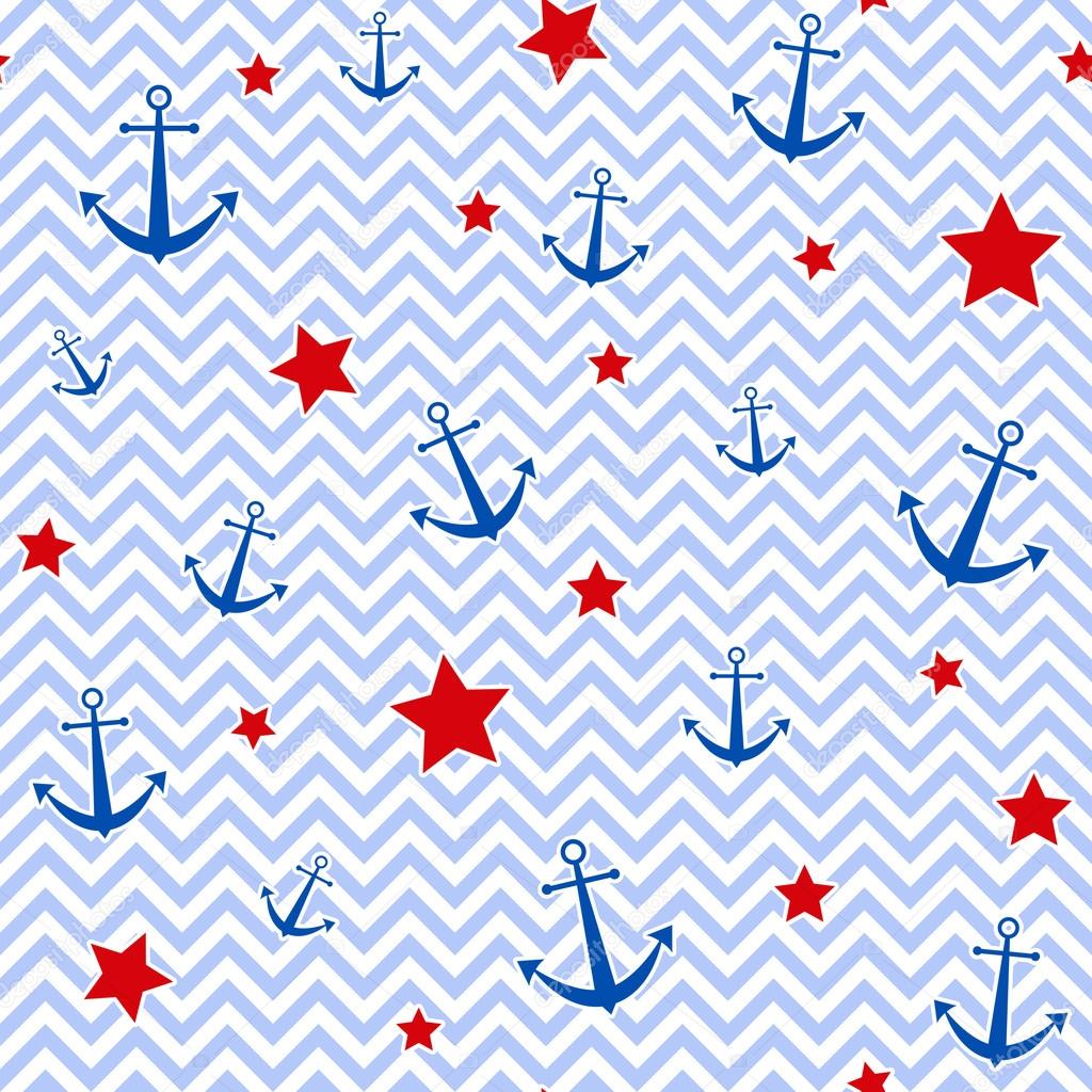 Seamless Nautical Pattern