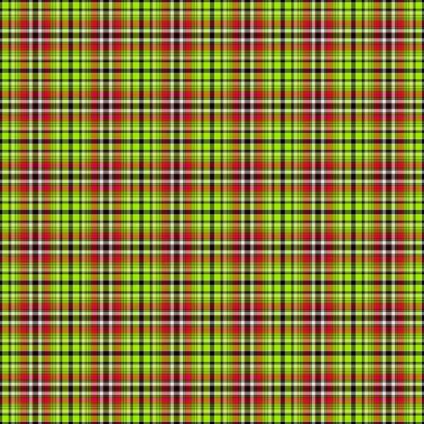 Plaid rojo, blanco, verde y negro sin costuras —  Fotos de Stock