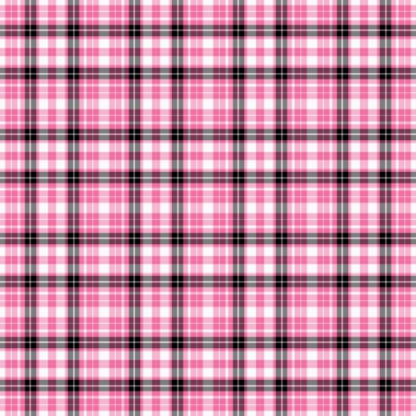 Sorunsuz pembe ve siyah ekose