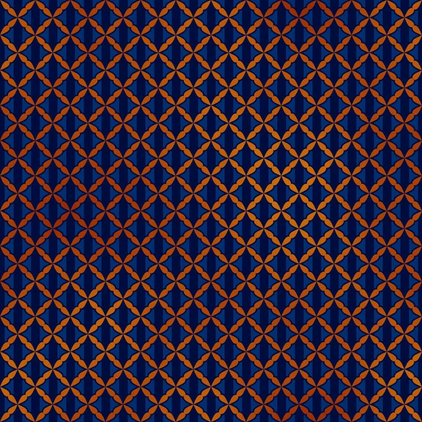 Seamless Glowing Gradient Diamonds Stripes Gold Rust Navy Blue — Fotografia de Stock