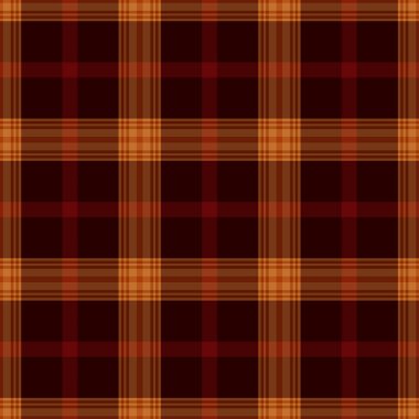 Pas, Kahverengi, Yanmış Turuncu, Altın Sonbahar Renklerinde Kusursuz Ekose