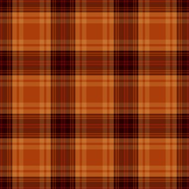 Pas, Kahverengi, Yanmış Turuncu, Altın Sonbahar Renklerinde Kusursuz Ekose