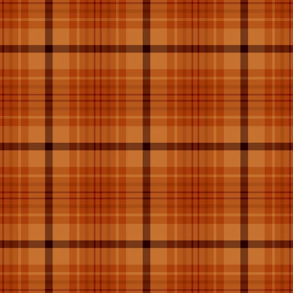 Seamless Plaid Autumn Colors Rust Brown Burnt Orange Gold — Stok Foto