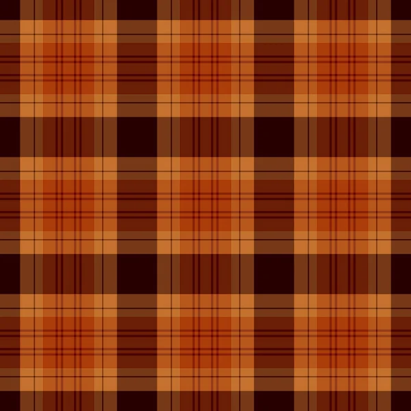 Seamless Plaid Autumn Colors Rust Brown Burnt Orange Gold — Stok Foto