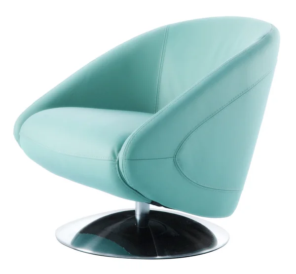 Синее современное кресло — стоковое фото
