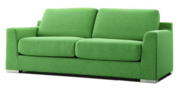 Green couch — Stock Photo, Image