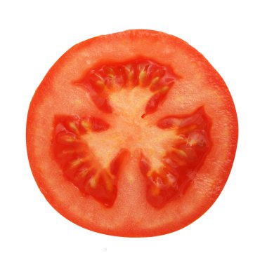 Bir dilim domates.