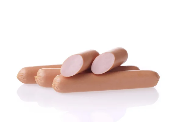 Fresh hot dog sausage — Stock Photo, Image