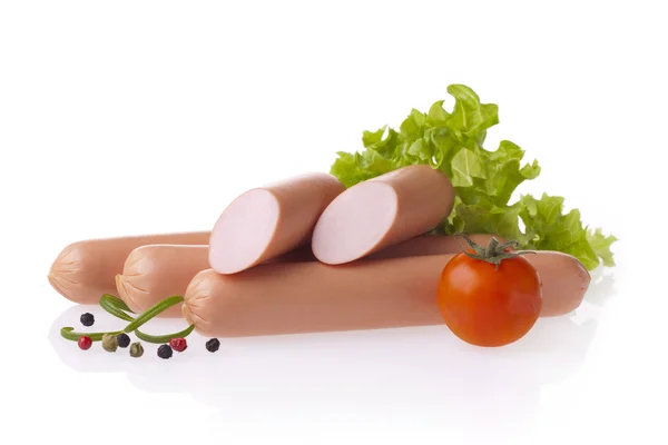 Saucisse hot-dog fraîche Images De Stock Libres De Droits