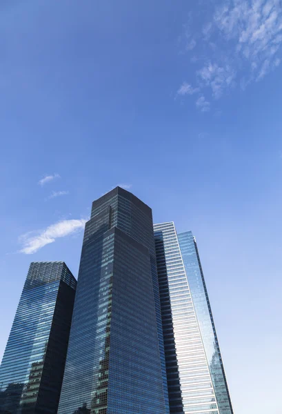 Blaue Gebäude — Stockfoto