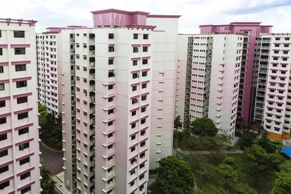 Pink residential estate — Stock Photo, Image