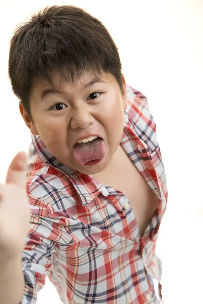 Gruseliger Junge — Stockfoto