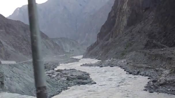 Passing River Water Source Pan Left Right Slide Right Left — Vídeos de Stock