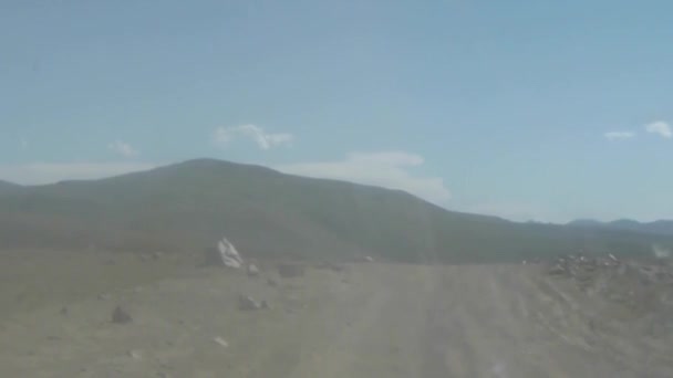 Driving Mountains Slide Forward — Video Stock
