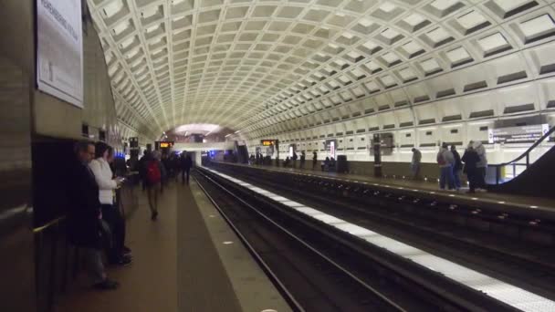 Underground Subway Station People Static — Stockvideo