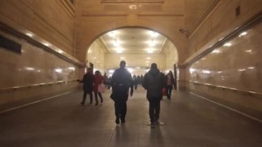 People Walking In Underground Passage - Static
