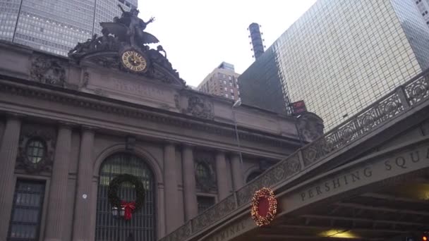 Grand Central Terminal Pan Right Left — ストック動画