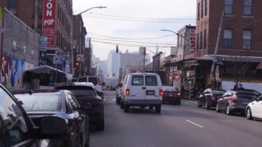 Cars From The Back In Street - Static