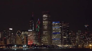 Buildings Lit Up At Night - Static