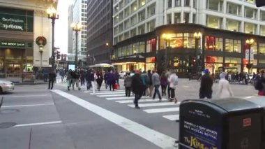 People Crossing Street Near Cars On Zebra Crossing - Slide - Right To Left