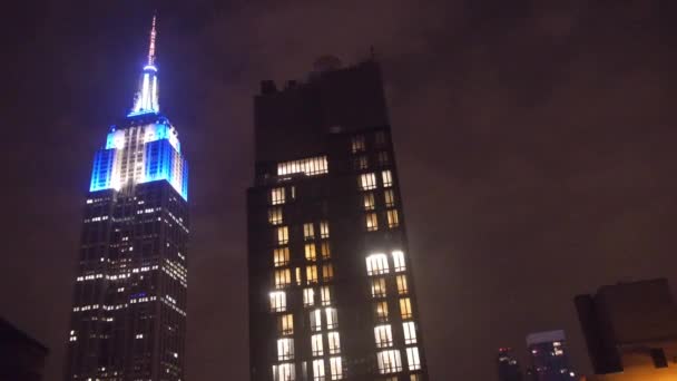 Blue Light Buildings Static — Αρχείο Βίντεο