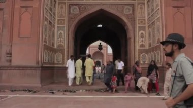 People Walking Near Entrance - Static