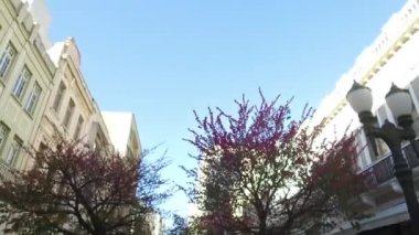 Busy Street 'te Gökyüzünden Yürüyen İnsanlar' a.