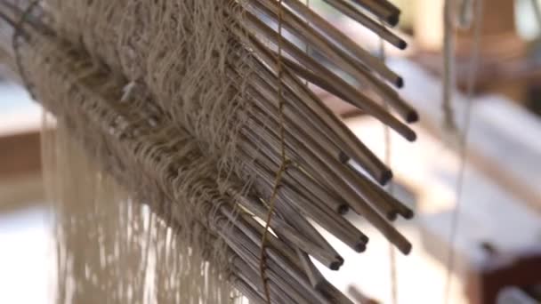 Wood Hanger Tools Slide Left Right — Stock Video