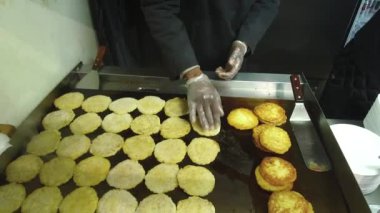 Cooking Street Food And Adding Oil - Slide - Left And Right.