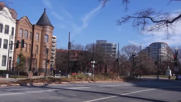 Buildings Seen Street Static — Stok video