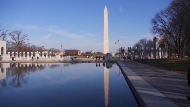 Fonte Acqua Vicino Porto Città — Video Stock