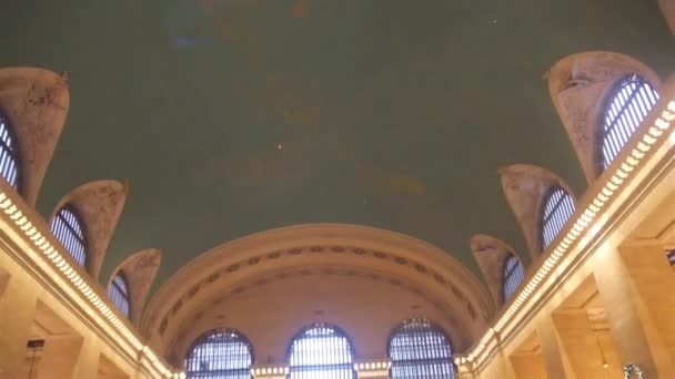 Plafond Sur Les Personnes Grand Central Gare — Video