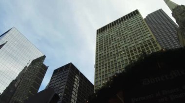 Lights In Buildings From Below - Slide - Right Then Left.