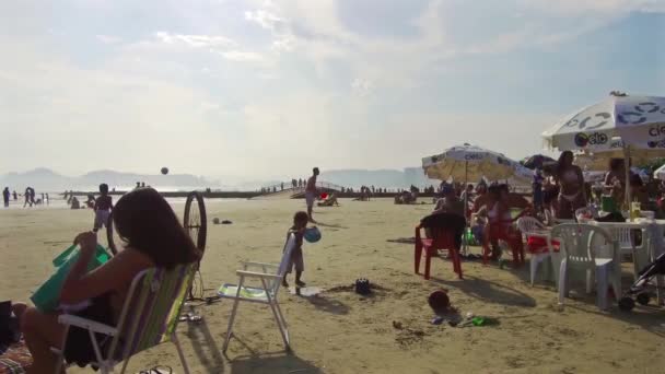 Dzieci Plaży — Wideo stockowe