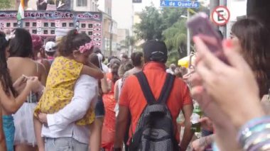Crowded atmosphere at the Music Festival
