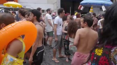 Crowded atmosphere at the Music Festival