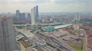 Johor Bahru Sentral Tren İstasyonu - Havacılık - Yola çıkıyor.