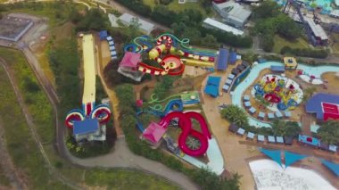 Malezya 'daki Eğlence Parkının Üst Manzarası