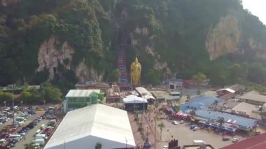 Kuala Lumpur, Malezya 'da Batu Mağaralarının Güneş Işıklarıyla Önü 
