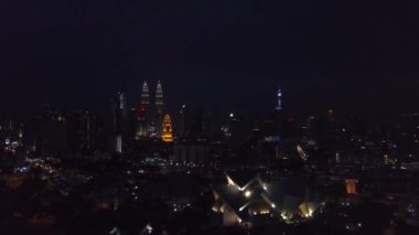 Kuala Lumpur 'un Güzel Gece Şehri, Malezya